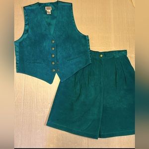 2 piece leather outfit